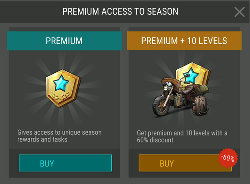 Season 9 Premium access