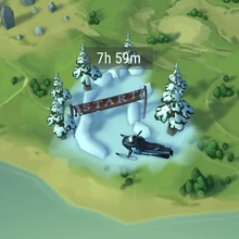 Snowy Race Track map