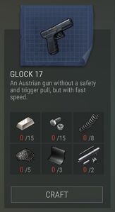 Glock 17 crafting