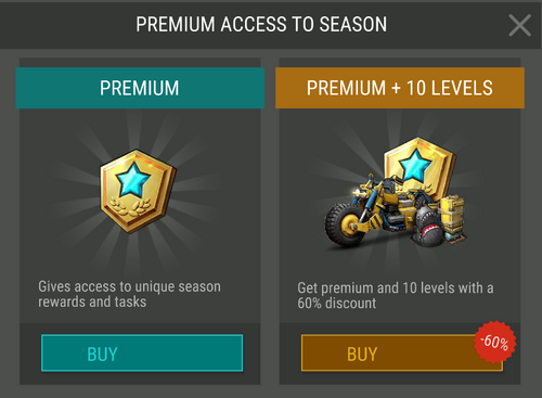 Season 11 Premium access