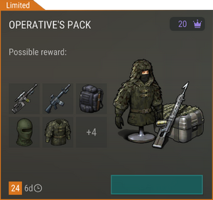 Operative's Pack offer
