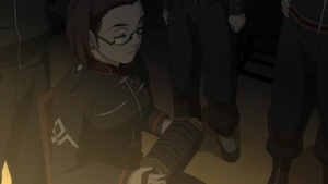 Cecily playing accordion