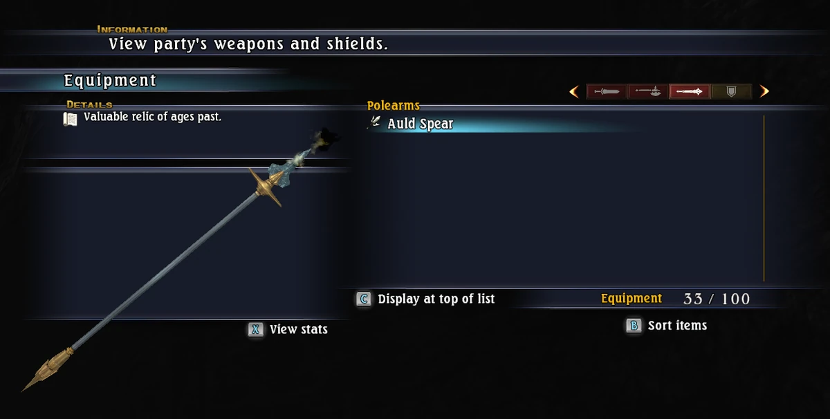 Auld Spear The Last Remnant Wiki Fandom