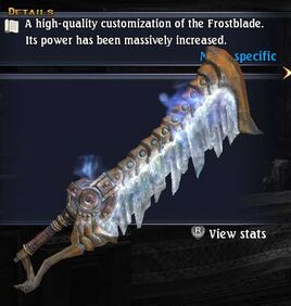 Frostblade Virtutis