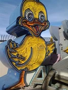 The Ugly Duckling, from the Ugly Duckling Car Sales on Fremont Street.