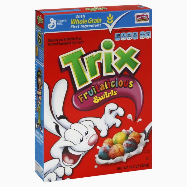 Trix losing two colors from cereal