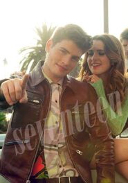 Laura with Gregg Sulkin