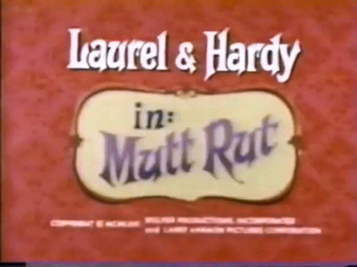 Mutt Rut Laurel & Hardy Wiki Fandom