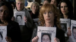 Babs protests with her sisters