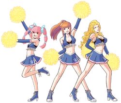 Ouedan Group And Ouendan Cheerleaders Lawler Rpg Wiki Fandom