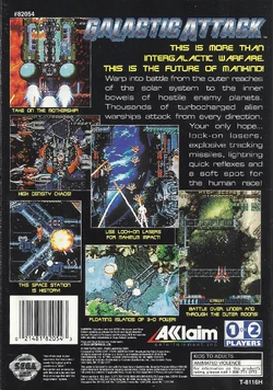 Sega Saturn back cover (North America)
