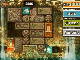 Slide the left round block down and right