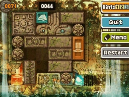 Slide the vertical block left and down