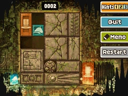 Slide the left square block down