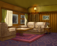 The deluxe room on the train.