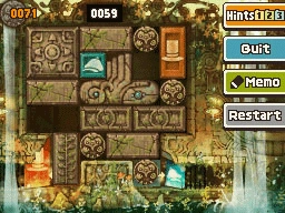 Slide the left patterned horizontal block right