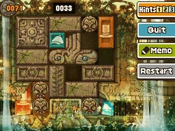 Slide the T-shaped block left