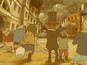 A young Clive in the incident that killed his parents.