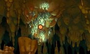 Kristalle in der Höhle