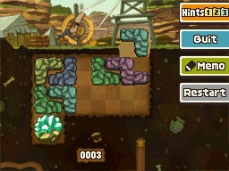 Slide the green block up - right