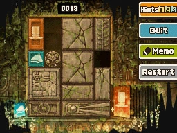 Slide the top square block right