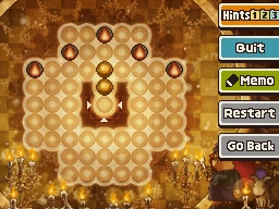 Jump the marble left