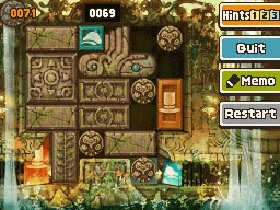 Slide the top round block right