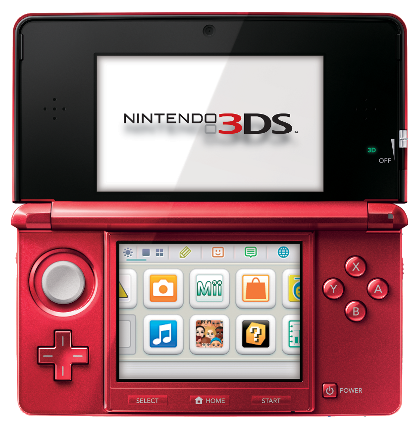 nintendo 3ds red