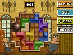 Slide the purple block up - right - up