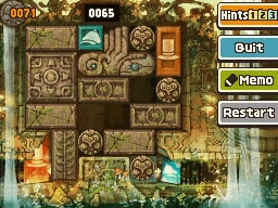 Slide the left patterned horizontal block up