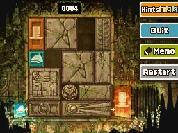 Slide the top square block left