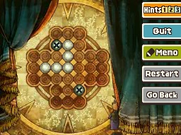 Jump the marble left