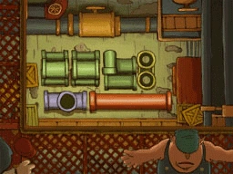 Slide the red pipe right