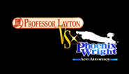 Vorläufiges "westliches" Logo für Professor Layton vs Phoenix Wright aus dem Teaser