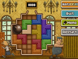 Slide the bottom orange block right