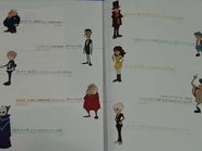 Some characters from the book.