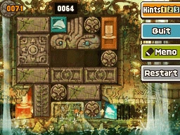 Slide the T-shaped block up