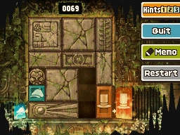 Slide Professor Layton down and right