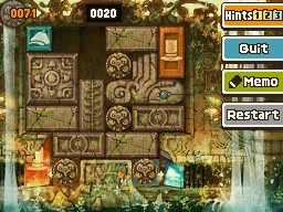 Slide the top round block right, down and right