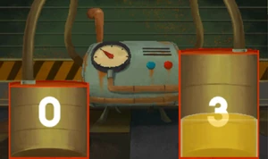 Empty the 8-liter drum