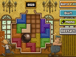 Slide the yellow block down