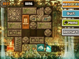 Slide a round block right