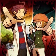 Alfendi Layton (left) and Lucy Baker (right)