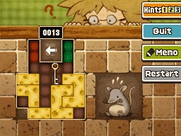 Move the top small piece down - left