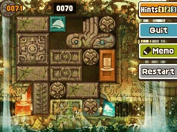 Slide the T-shaped block right