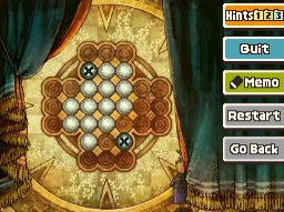 Jump the marble left