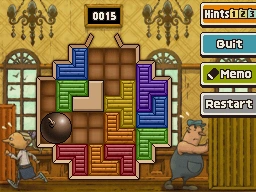 Slide the top blue block left