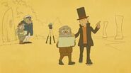 Professor Layton and Dr. Schrader taking a tour of Ambrosia