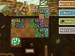 Slide the green block right