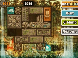 Slide the square block up